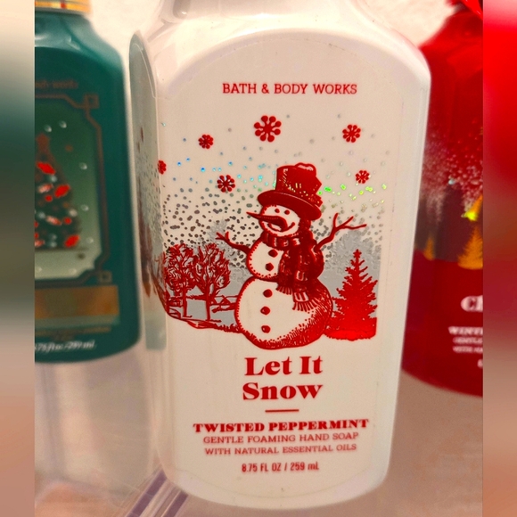 Let it Snow, Tree Farm, Winter Candy Apple 🍎 BBW  Foaming Handsoaps - Picture 4 of 8